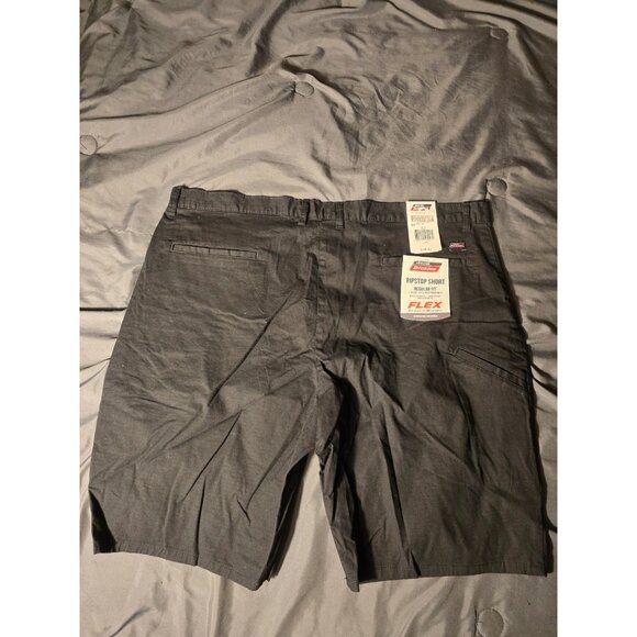 NWT New Dickies Flex Work Shorts Black Mens Size 42 Big & Tall Stretch - Picture 2 of 2